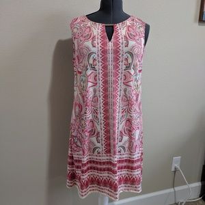 Haani gently used pink print dress. Size L
